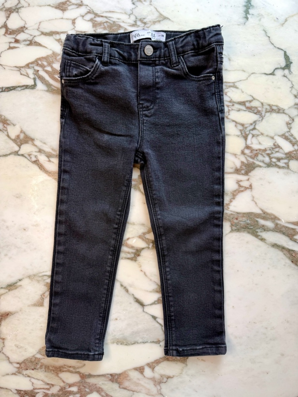 Zara Kids Black Slim Stretch Jeans